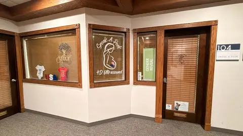 Arbor Fertility — St. Charles office entrance with Arbor Fertility logo